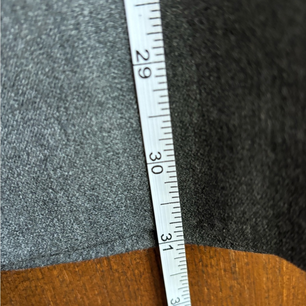 Express sz2 gray cropped trousers with 2 slit front and 2 buttoned pockets - Picture 8 of 9